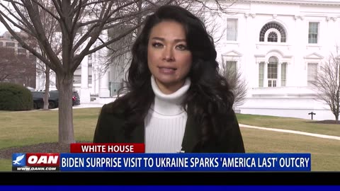 Biden surprise visit to Ukraine sparks 'America last' outcry