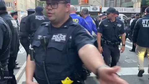 Protestors demonstrate on subway tracks following Jordan Neely death