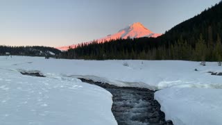 Epic Alpine Sunrise – White River West Sno Park – Mount Hood – Oregon