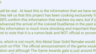 Metal gear remake leaked again
