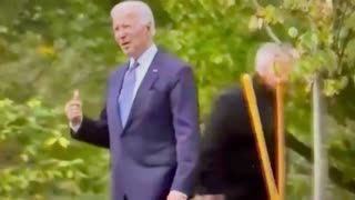 Joe Biden Getting Lost in front of the White House