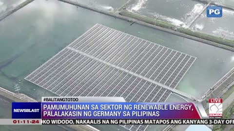 Pamumuhunan sa sektor ng renewable energy sa bansa, palalakasin ng Germany