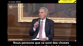 ▶ EXTRAIT-RQ (26 mars 2023) : KEVIN McCARTHY - Une charte des droits parentaux devrait exister.