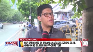 Mga kandidato sa barangay at SK elections 2023, hinimok ng DILG na magpa-d r u g test