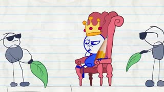 Turn That Crown Upside Down - Pencilmation | Animation | Cartoons | Pencilmation