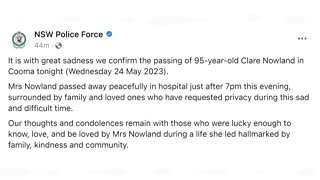 Tasered 95-year-old woman dies in Australia