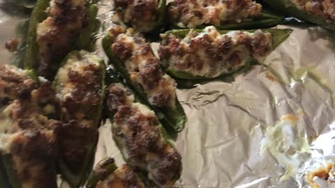 Guest Chef, my Aunt Nancy's stuffed jalapeño peppers