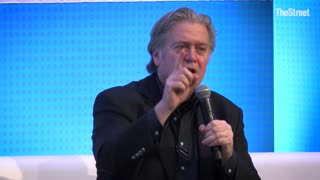 Steve Bannon Interview at FT Future of News Conference - 2018