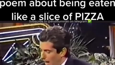 JFK Jr. Reads Poem Where 9-yo Monica Lewinsky Described Being Eaten Like a Slice of Pizza