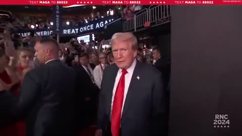 President Trump Arrives to the Republican National Convention update