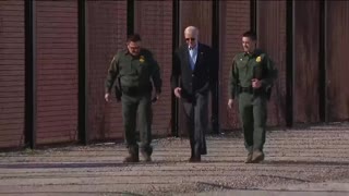 Biden visits the border wall in El Paso