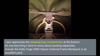 User Comments: Kelty Tioga 5500 Classic External Frame Backpack
