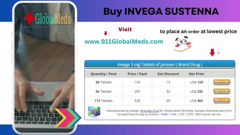 Buy INVEGA SUSTENNA - Legitimate Online Pharmacy