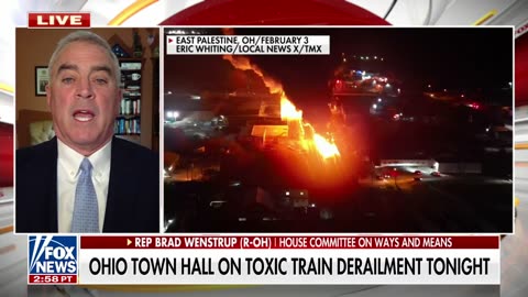 'Needs To Be Investigated': Ohio Rep. Brad Wenstrup calls for probe into toxic train spill