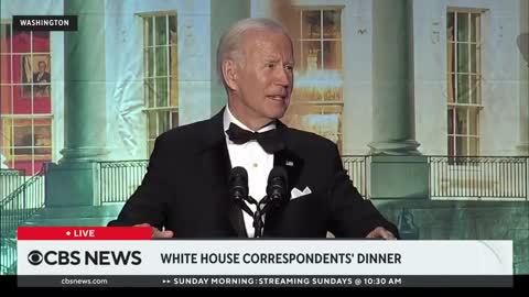 Worst President ever Joe Biden takes cheap shots at Trump at WHCD