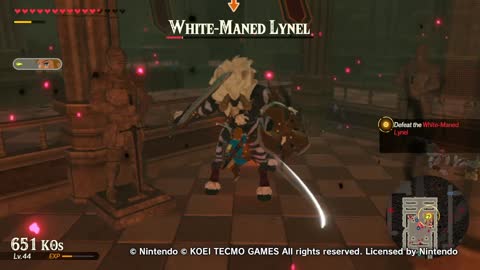 Link vs Whit-Maned Lynel + Perfect Dodge