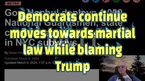 Democrats continue moves towards martial law while blaming Trump-#464