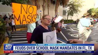 Feuds Over School Mask Mandates in Florida, Texas