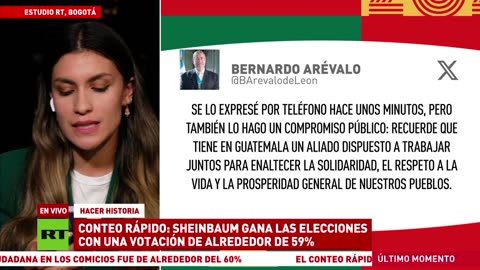 Primeras reacciones a la victoria de Claudia Sheinbaum en las presidenciales mexicanas