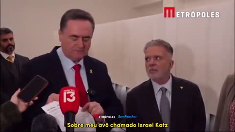 após a infeliz e criminosa declaração antissemita de Lula. Israel Katz, declara Lula como "persona Non grata"…