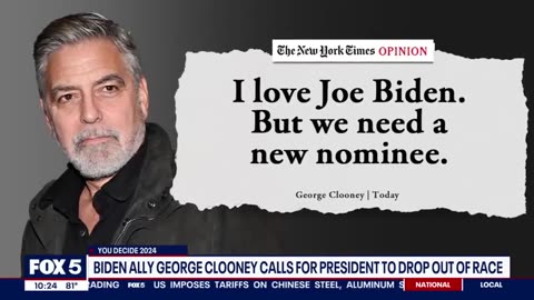 BREAKING: George Clooney Mades Decision To Call For Joe Biden to drop out of race…
