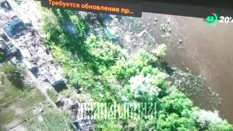 Russian Drone Knocks a Ukranian Drone Out of the Sky