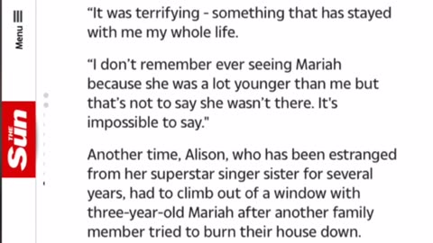 Mariah Carey's older sister recalls SRA from Satanic Rituals as a child
