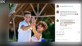 Sarah Hyland and Wells Adams Enjoy Tropical Vacation Ahead of First Wedding Anniversary