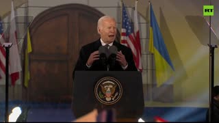 Il presidente USA Joe Biden in visita in Polonia in poche parole:il conflitto in Ucraina è un test per USA,NATO e UE, Biden dice woo-wee:L'Europa è stata messa alla prova,l'America è stata messa alla prova,la NATO è stata messa alla prova.