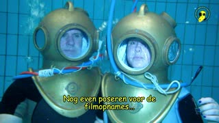 Helmduiken tijdens 50 jarig bestaan van duikvereniging Lutra