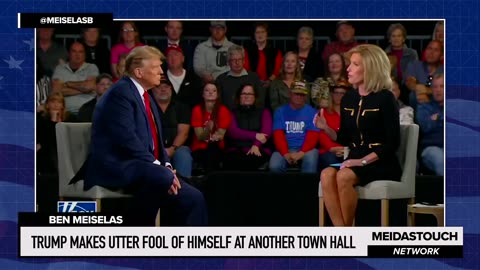 🎤🤡 Trump's Unforgettable Town Hall Gaffe | Live Commentary and Analysis #Trump