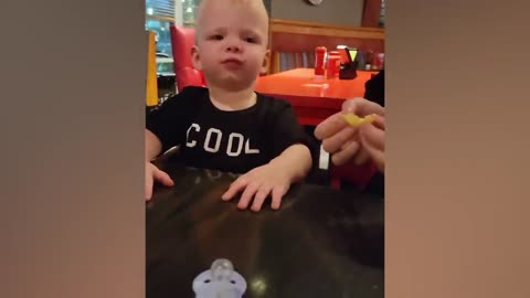 Babies Eating lemon for the first time, Cute babies videos 2023