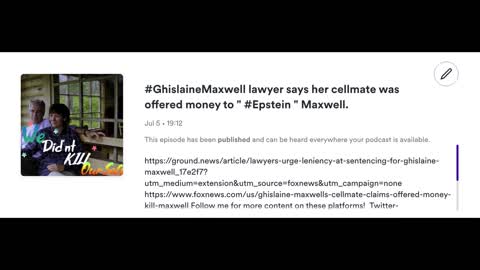#GhislaineMaxwell lawyer says her cellmate was offered money to " Epstein " Maxwell