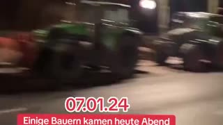 First German Tractors - Farmers enter Berlin 🚜🇩🇪 7.1.24