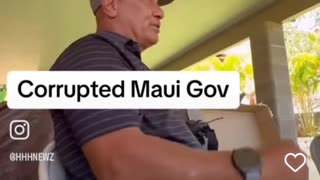 Maui Survivor talks how Governor is stealing their Land!