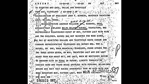 Ralph Delaney Hughes & The JFK Assassination CONSPIRACY