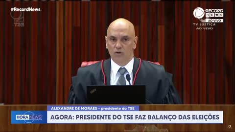 Alexandre de Moraes fala sobre manifestações após o resultado das eleições