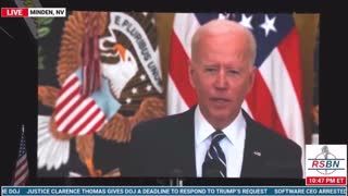 Hilarious Bumbling, Confused Biden Video Played AT Trump's Save America Rally In Minden, Nevada