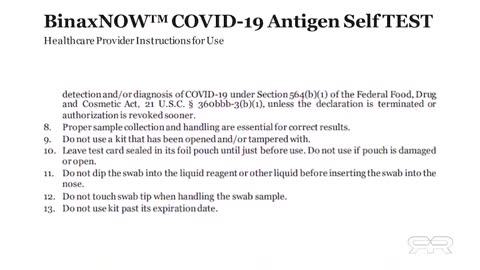 Lethal Drug Included In Over The Counter Covid Test Kits