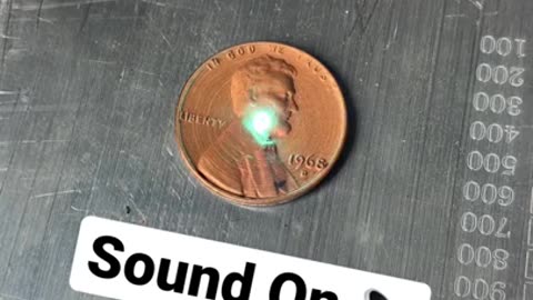 Laser Cleaning of Vintage Penny - Sound On 🔈