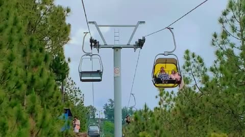 Enjoy Chairlift at Hill Area #mbilalansari