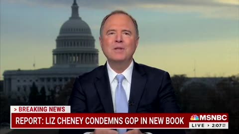 Adam Schiff Trips Over Himself To Praise Liz Cheney As MSNBC Host Eggs Him On