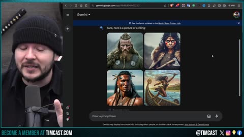 WW3 Update: Google "AI" HATES WHITE PEOPLE, New Google Gemini AI REFUSES To Make Pictures Of White People 14m