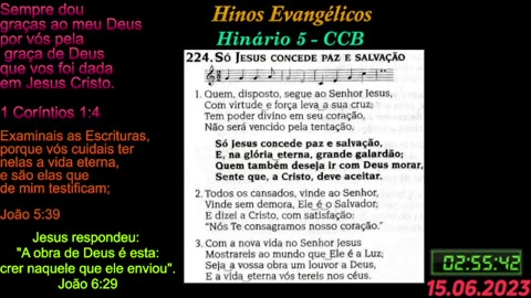 Hinos Evangélicos (15-06-2023)