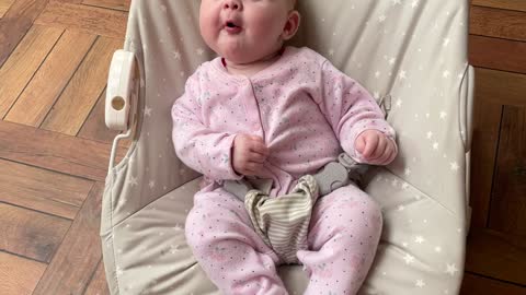 3-Month-Old Says, "Hello"