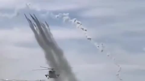 🚁 🚀 Ukrainian Troops Rush towards Enemy Position with Mi-8s Helicopters Firing S-8 Rockets | RCF