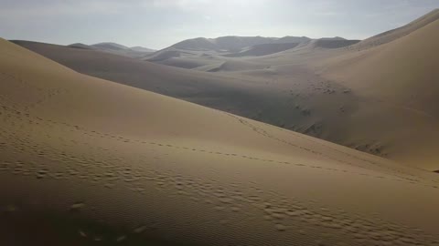 Dunes desert Gobi in Morocco.