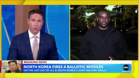 North Korea fires 4 ballistic missiles | GMA