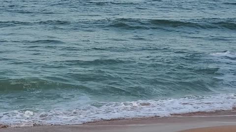 Beach moonrise