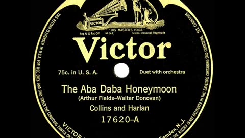 Aba Daba Honeymoon 1914 Arthur Fields and Walter Donovan